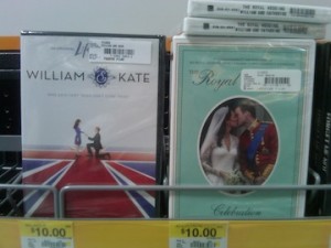 Just part of Walmart's new Wedding DVD section